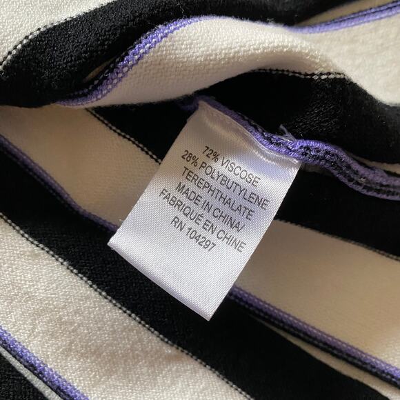 Milly Minis Godet Striped Sleeveless Fit and Flare Pleated Knit Dress Kids Sz 12 - Picture 8 of 12